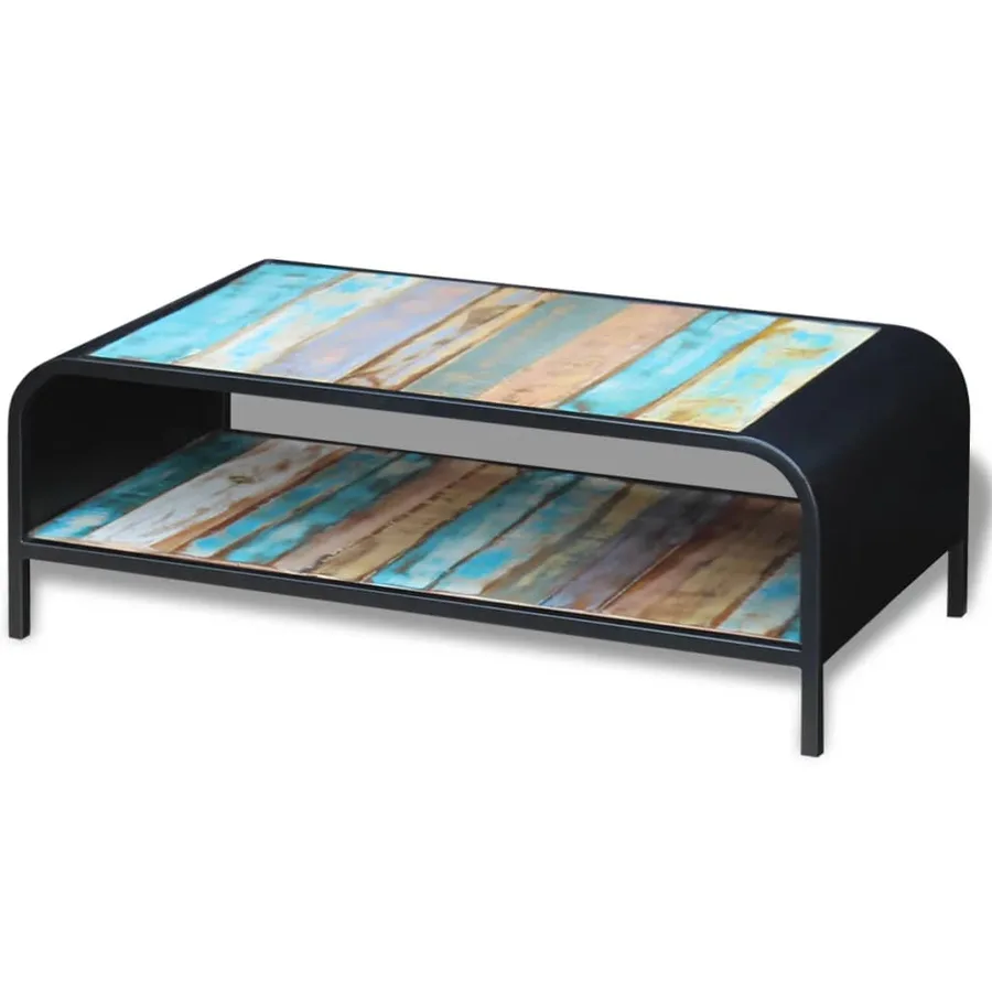 Table basse Bois de récupération massif - 3