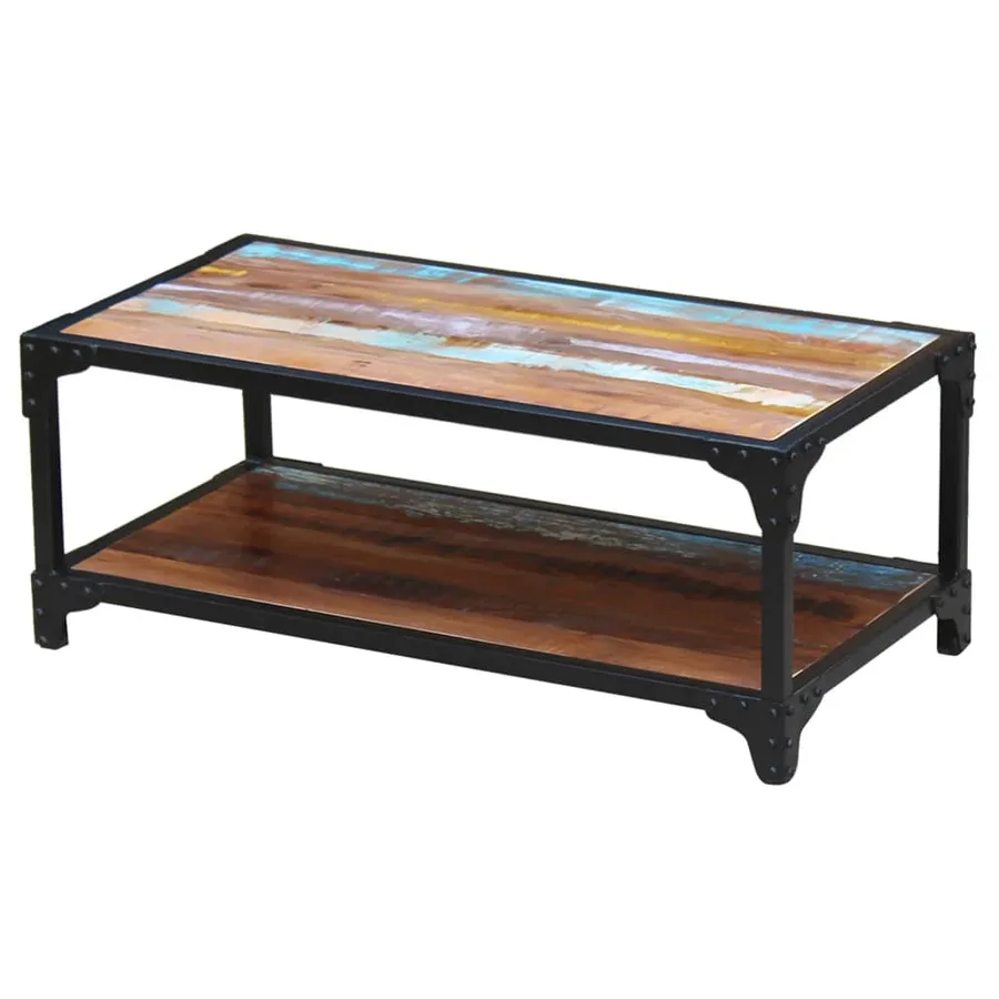 Table basse Bois de récupération massif - 2