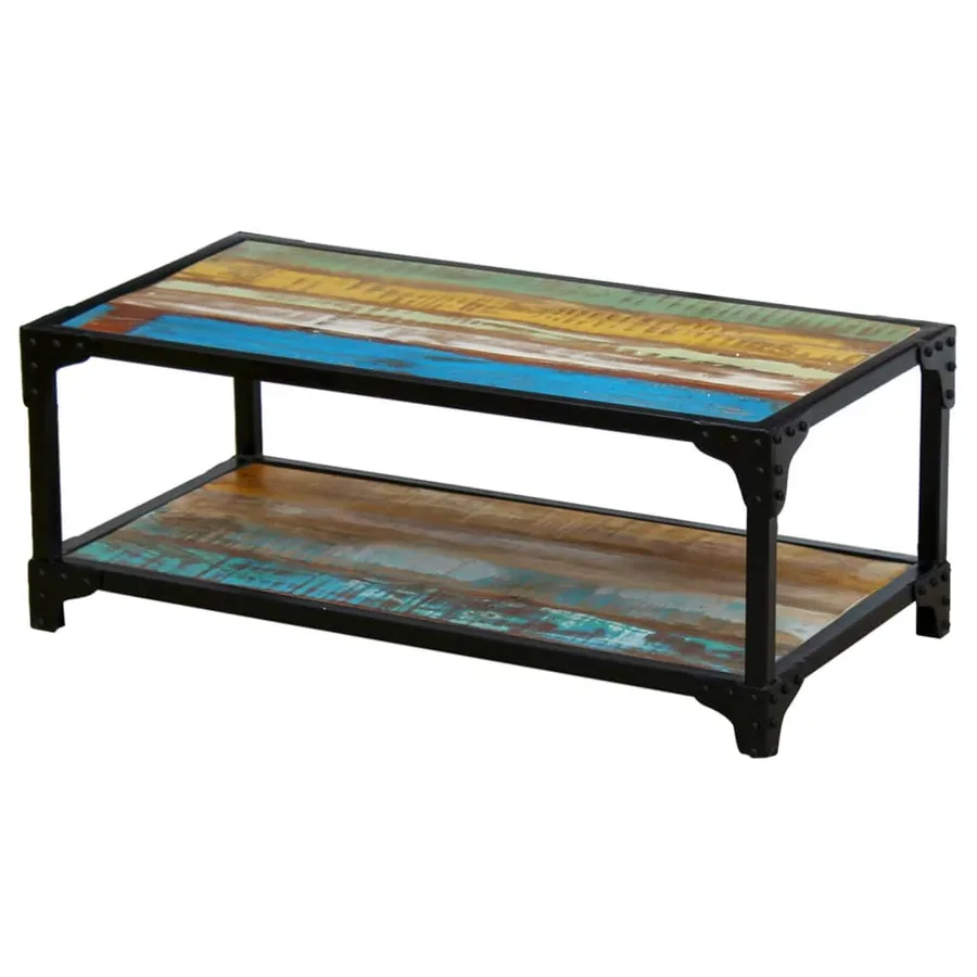 Table basse Bois de récupération massif - 3