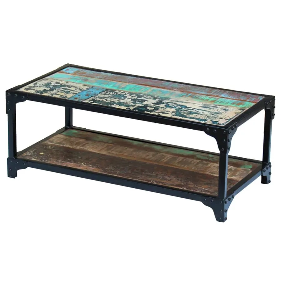 Table basse Bois de récupération massif - 4