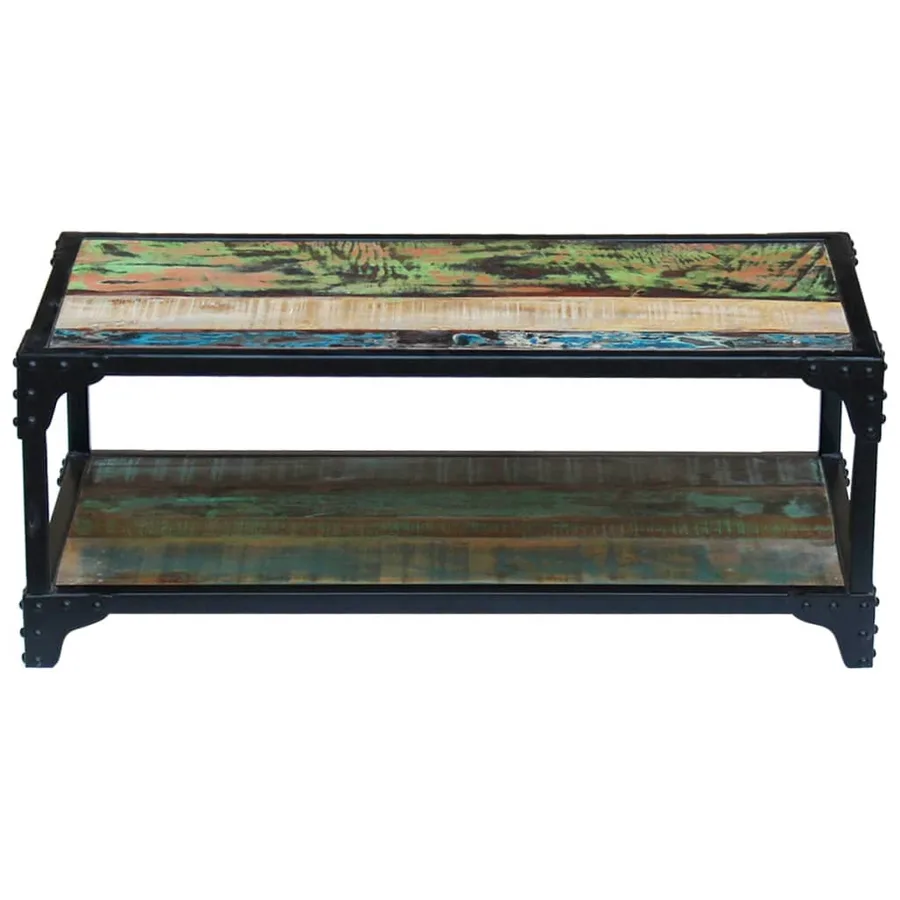 Table basse Bois de récupération massif - 6