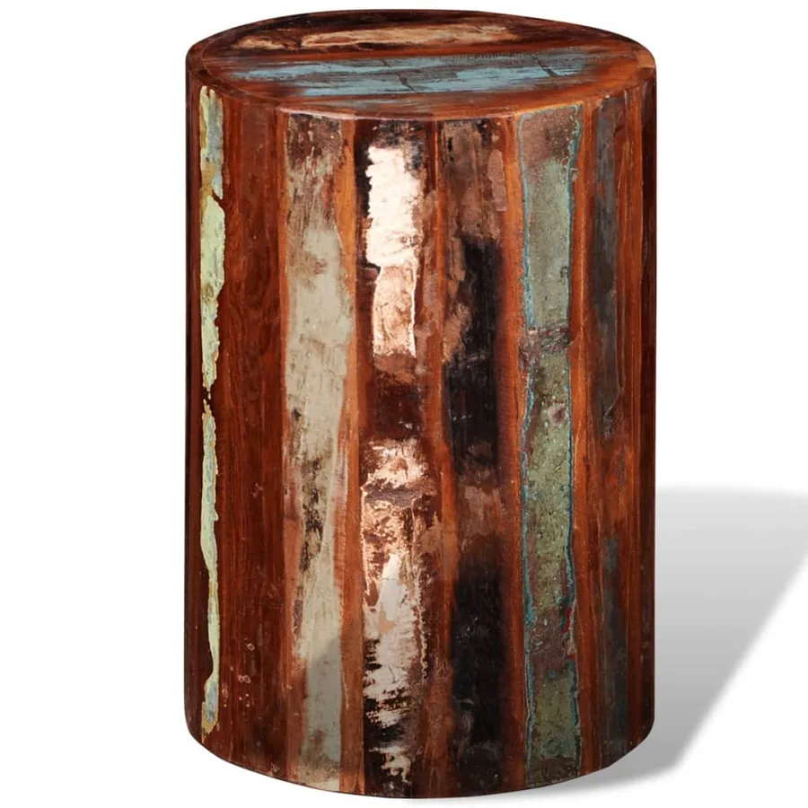 Tabouret Bois de récupération massif - 4
