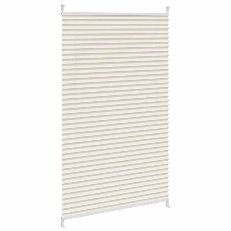 Store plissé 90x125 cm Crème - 4