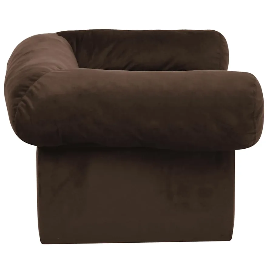 Canapé pour chien avec tiroir Marron 75x50x38 cm Peluche - 5