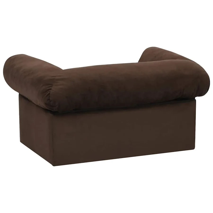 Canapé pour chien avec tiroir Marron 75x50x38 cm Peluche - 6