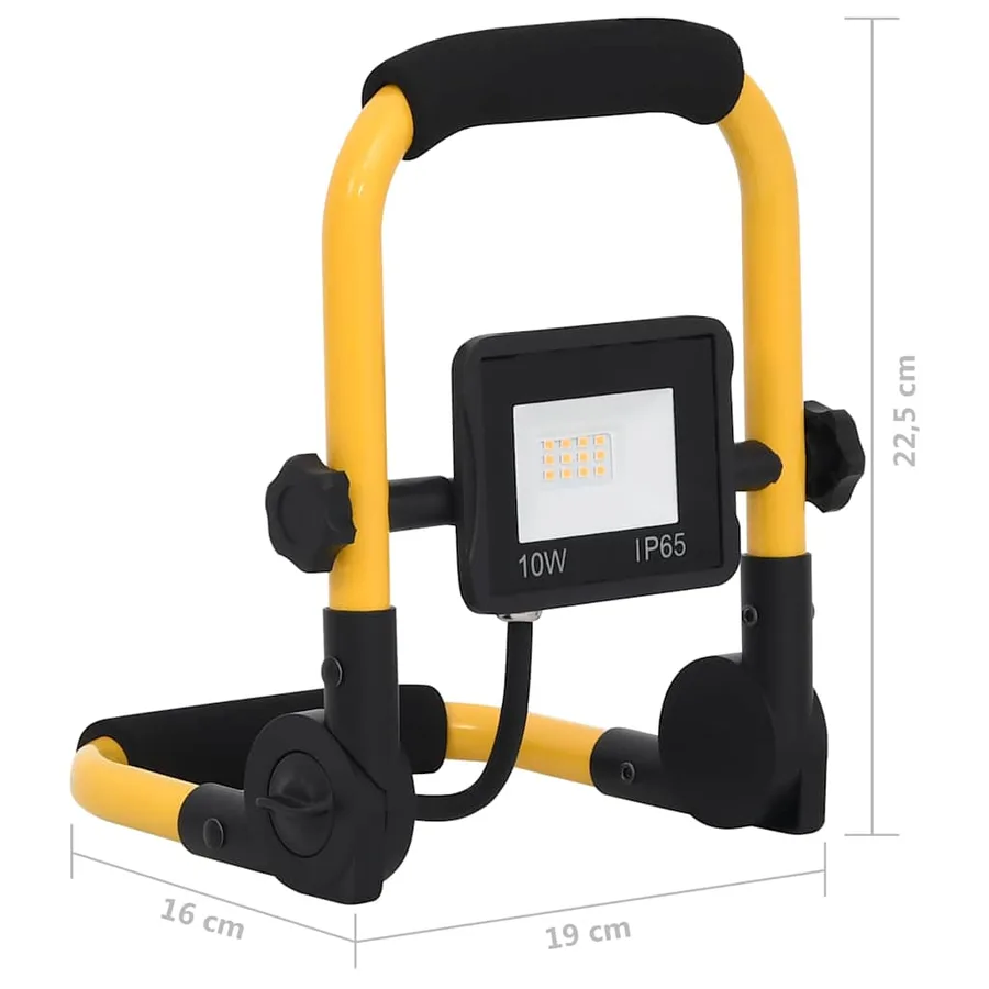 Projecteur à LED avec poignée 10 W Blanc froid - 13
