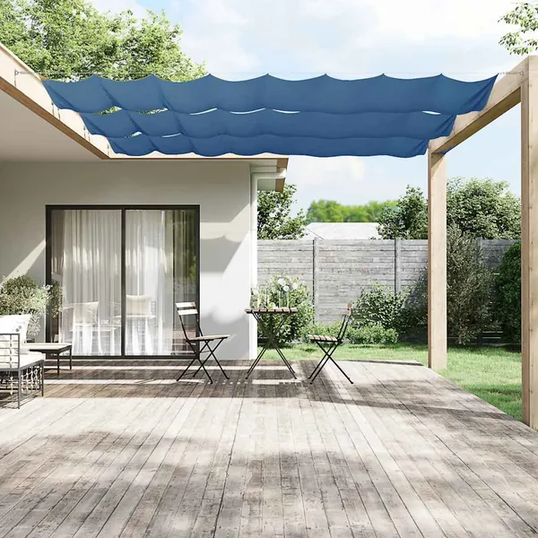 Auvent vertical Bleu 140x800 cm Tissu oxford