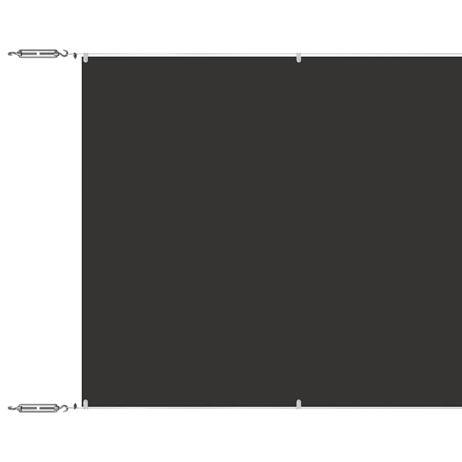 Auvent vertical Anthracite 60x600 cm Tissu oxford - 2