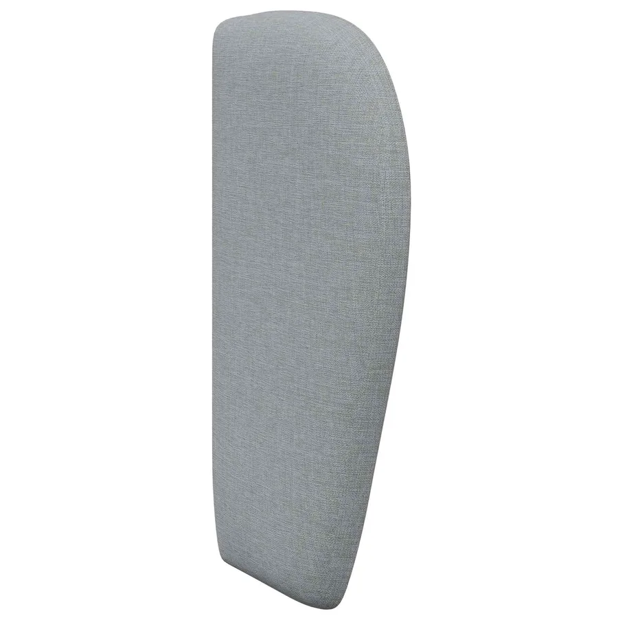 Oreille de tête de lit Gris clair 40 x 23 x 6 cm tissu - 5