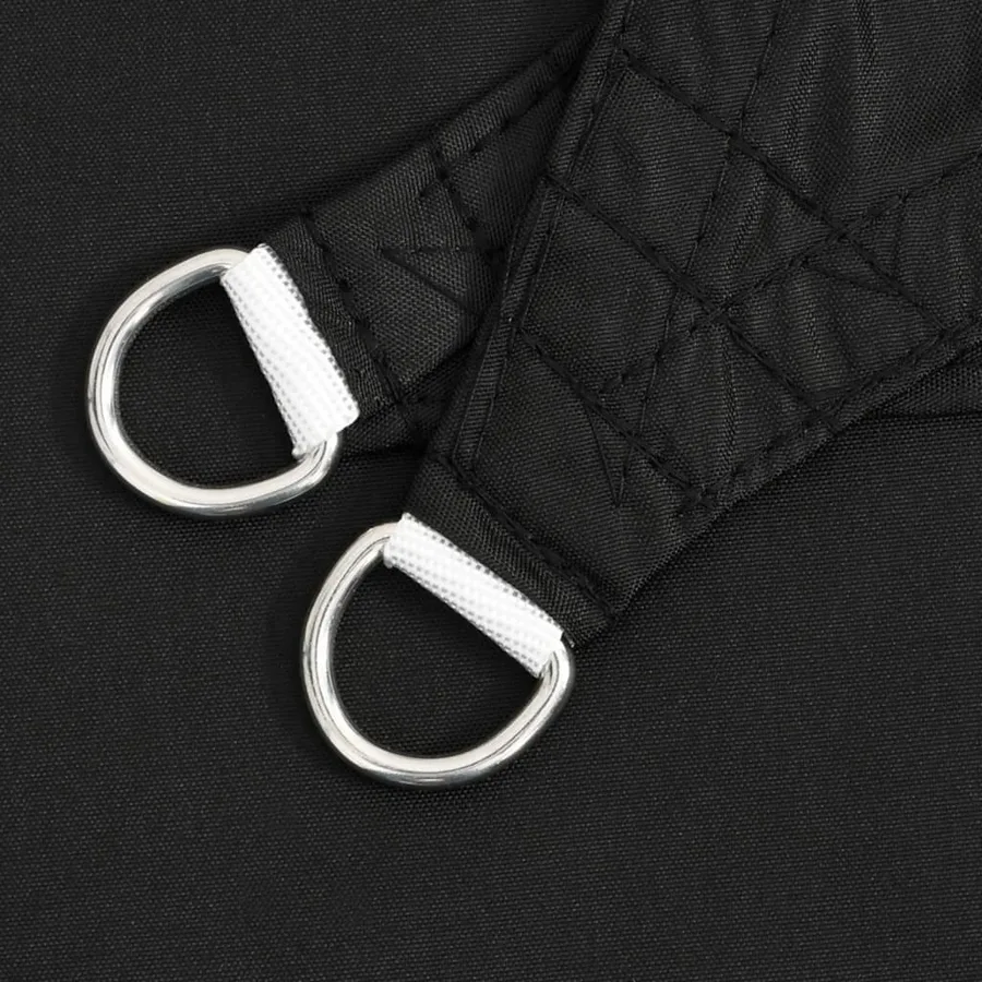 Voile de parasol Tissu Oxford carré 7x7 m noir - 6