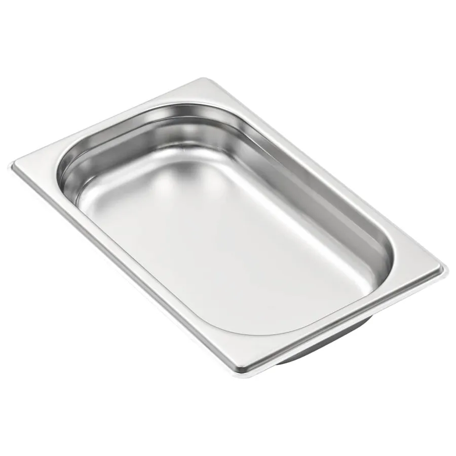 Récipients Gastronorm 12 pcs GN 1/4 40 mm Acier inoxydable - 4
