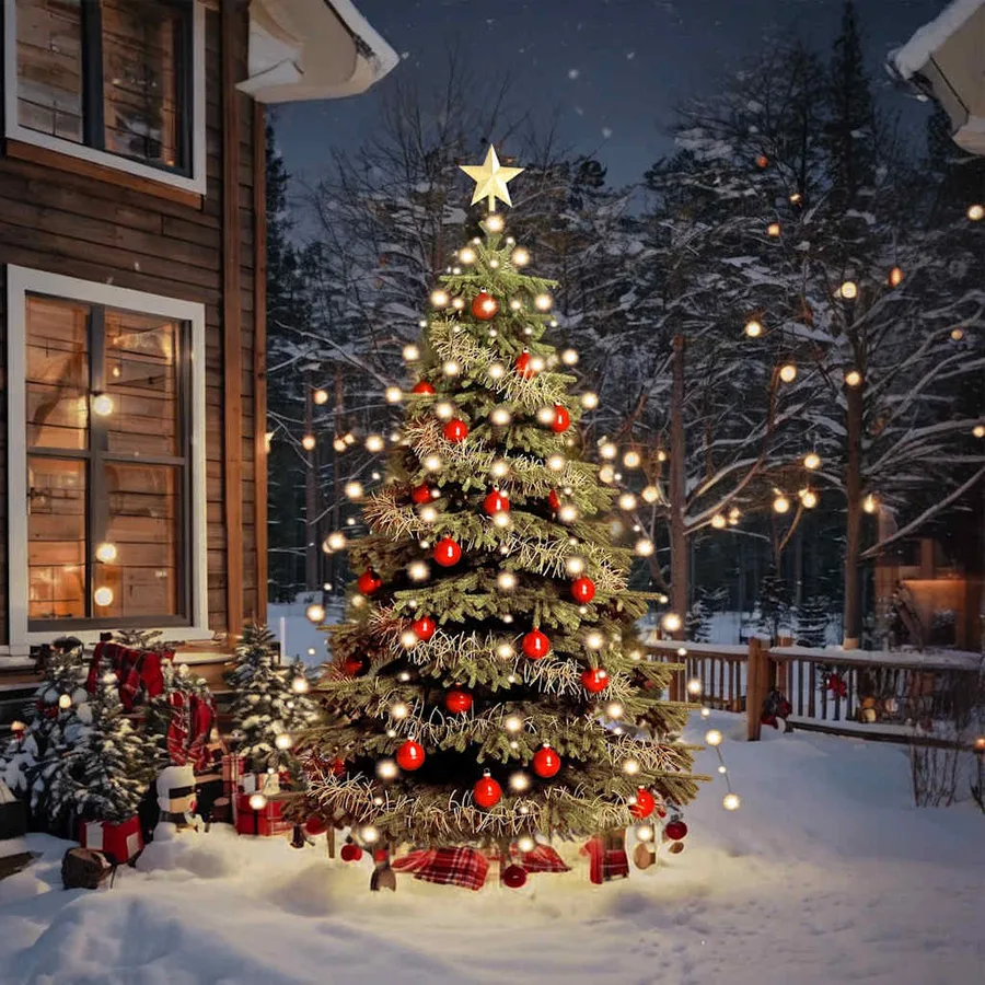 Guirlande lumineuse d'arbre de Noël avec 180 LED 180 cm - 3