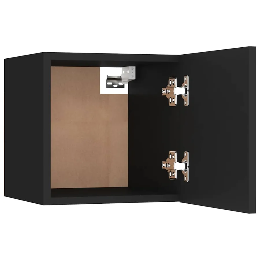 Ensemble de meubles TV 6 pcs Noir Bois d'ingénierie - 7