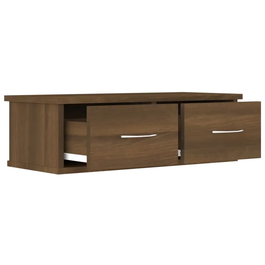 Armoire murale Chêne marron 60x26x18,5 cm Bois d'ingénierie - 5