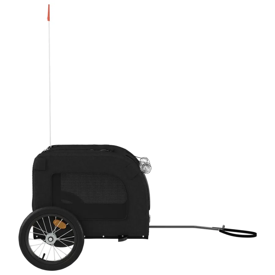 Remorque de vélo pour animaux de compagnie noir - 6