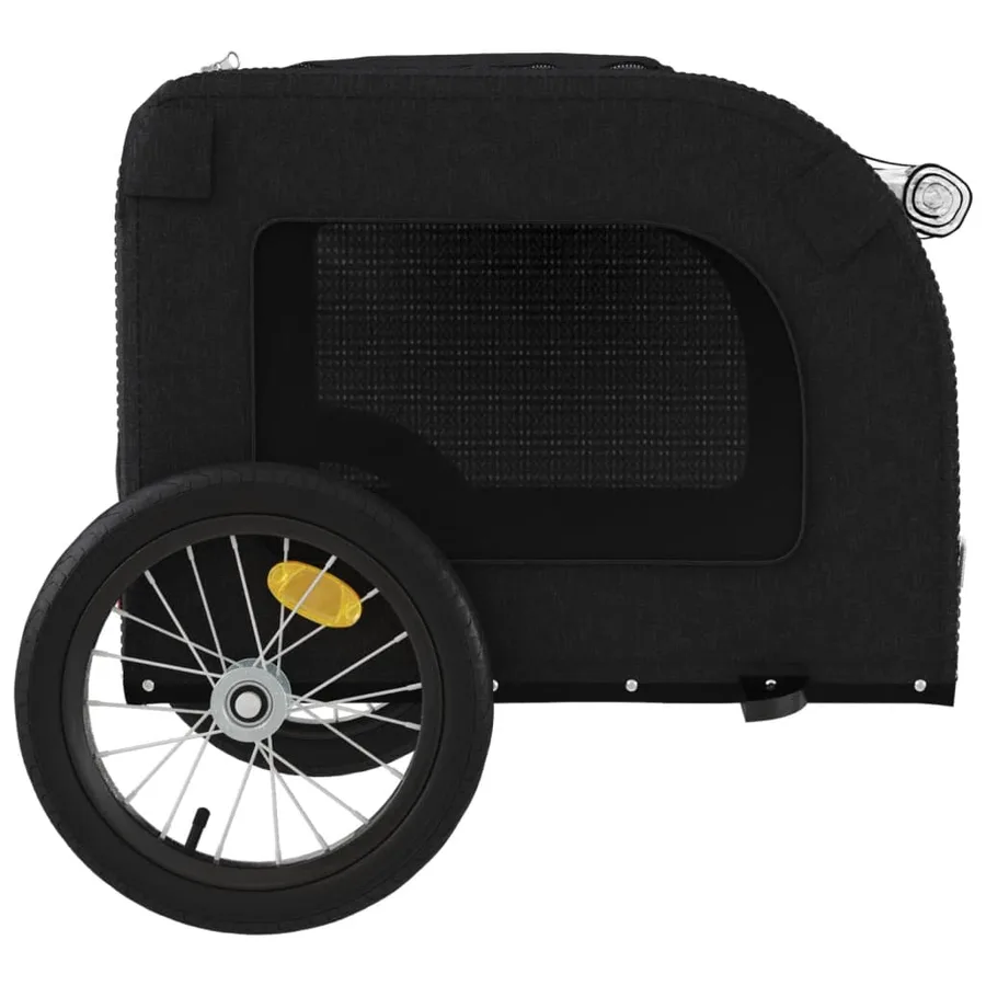 Remorque de vélo pour animaux de compagnie noir - 7
