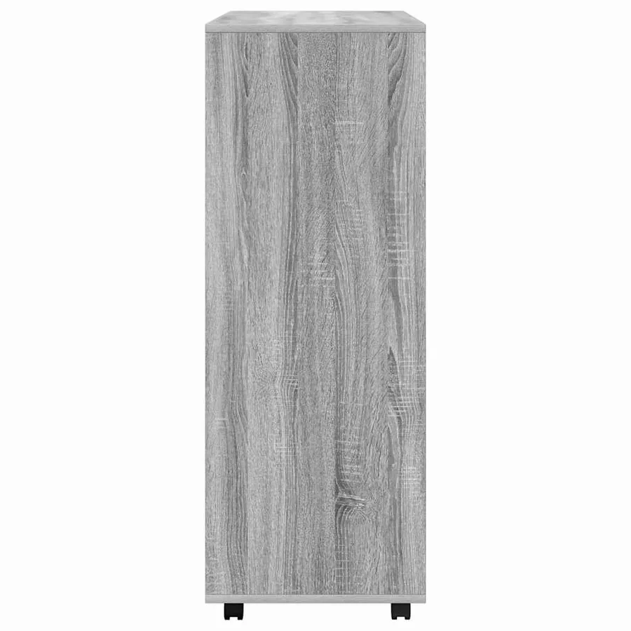 Garde-robe Sonoma gris 80x40x110 cm Bois d'ingénierie - 4