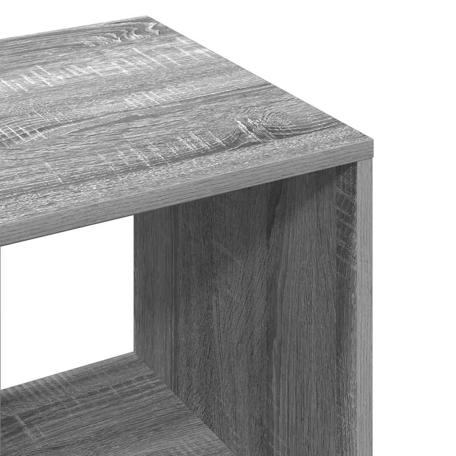 Garde-robe Sonoma gris 80x40x110 cm Bois d'ingénierie - 7