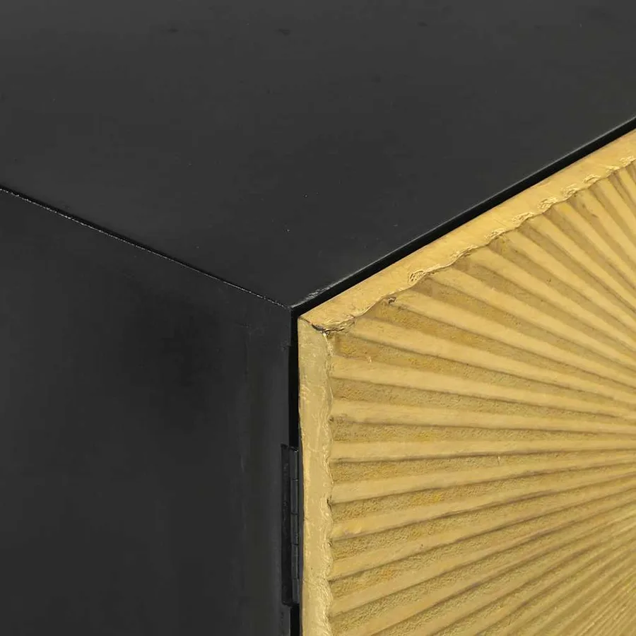Meuble TV 110x30x45 cm bois massif de manguier - 6