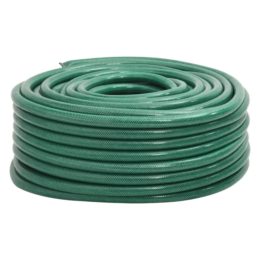 Tuyau d'arrosage vert 1" 50 m PVC