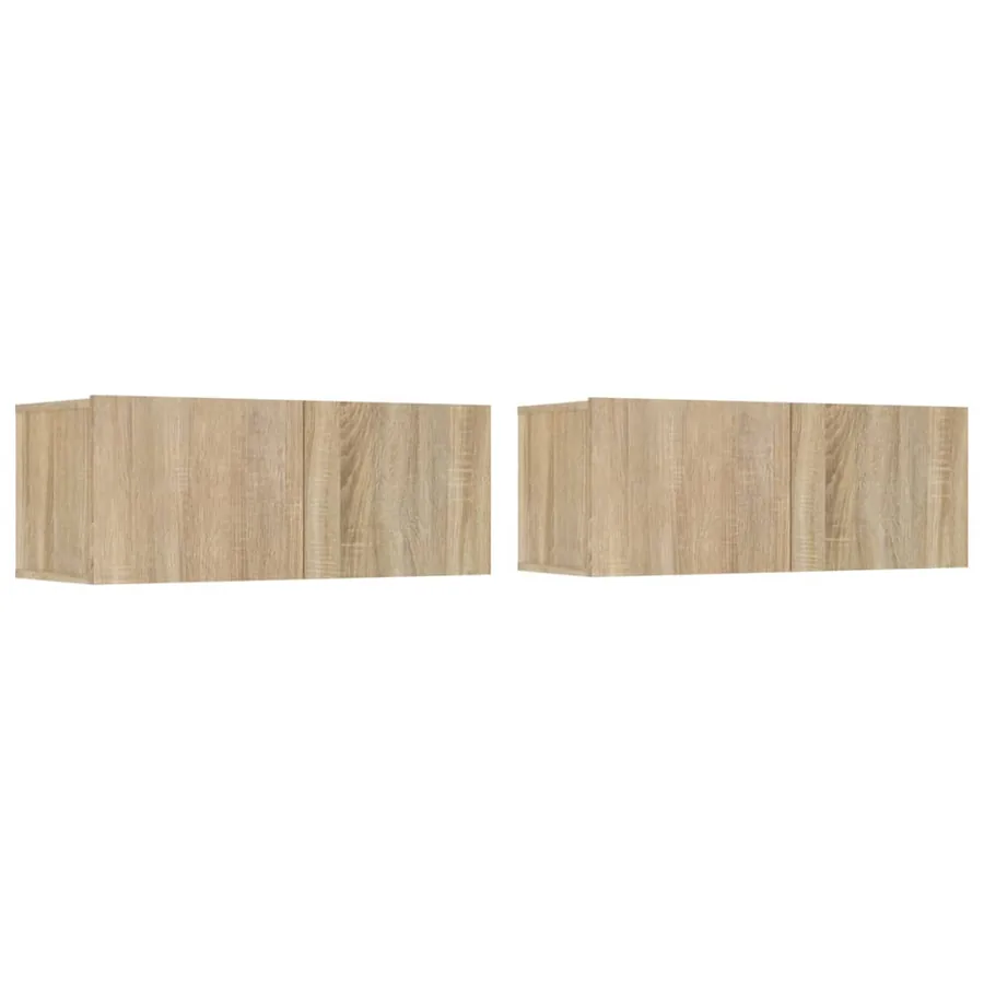 Ensemble de meubles TV 6 pcs Chêne sonoma Bois d'ingénierie - 3