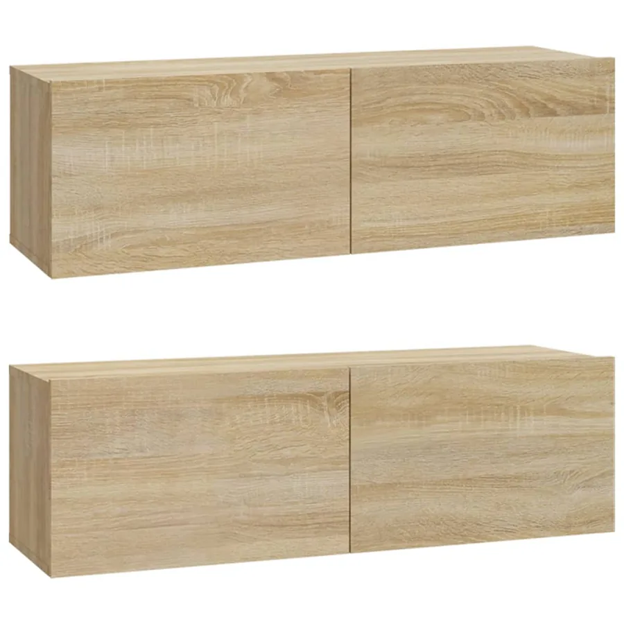 Ensemble de meubles TV 6 pcs Chêne sonoma Bois d'ingénierie - 4