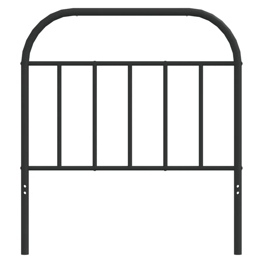 Tête de lit de remplacement métal noir 80 cm - 4