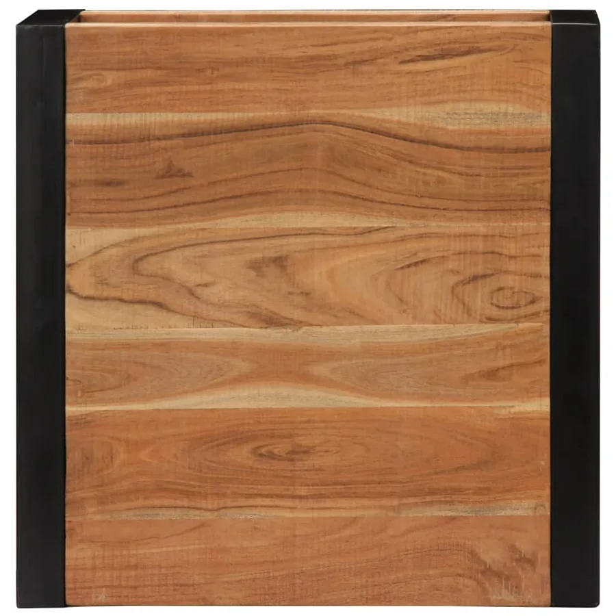 Table basse 60x60x40 cm Bois d'acacia massif - 5