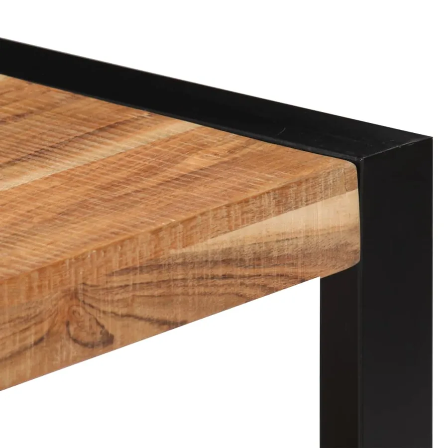 Table basse 60x60x40 cm Bois d'acacia massif - 6