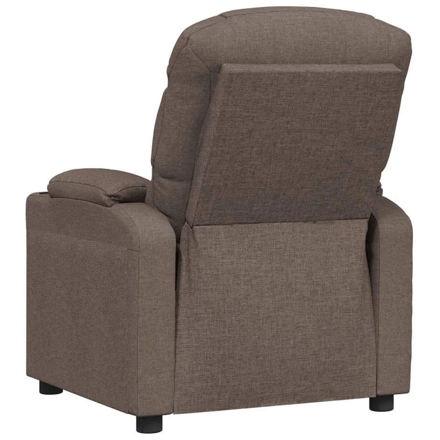 Fauteuil inclinable Taupe Tissu - 5