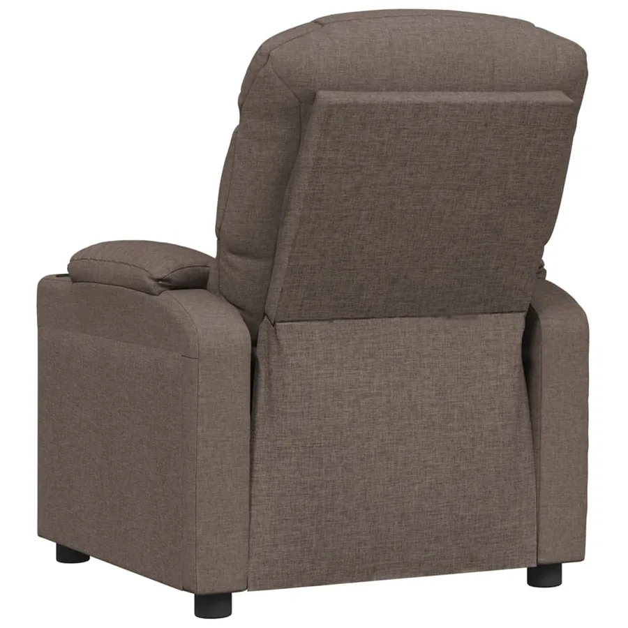 Fauteuil inclinable électrique Taupe Tissu - 6