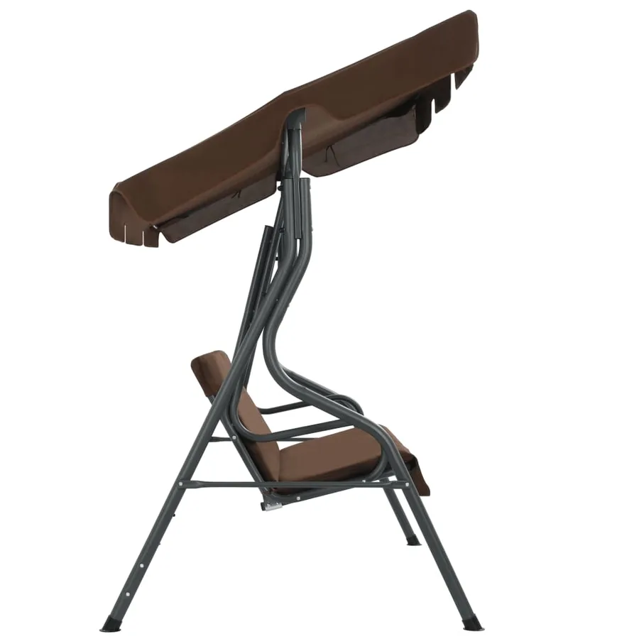 Balancelle de jardin Café 170 x 110 x 153 cm - 4