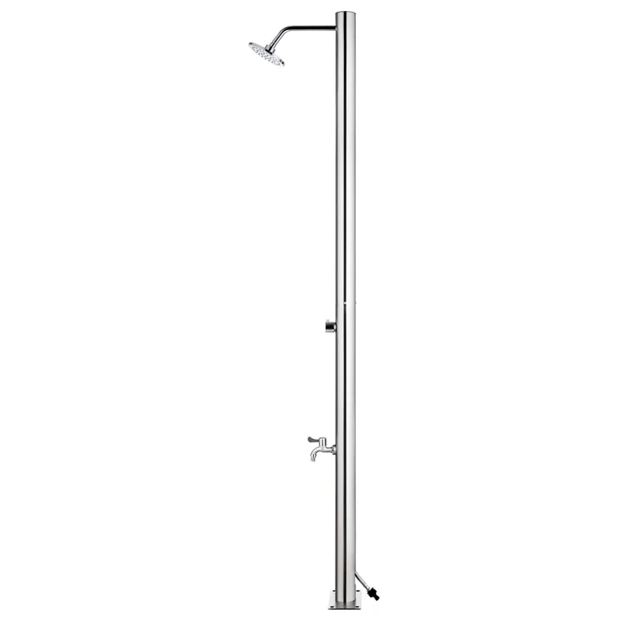 Douche de jardin 215 cm Acier inoxydable - 4