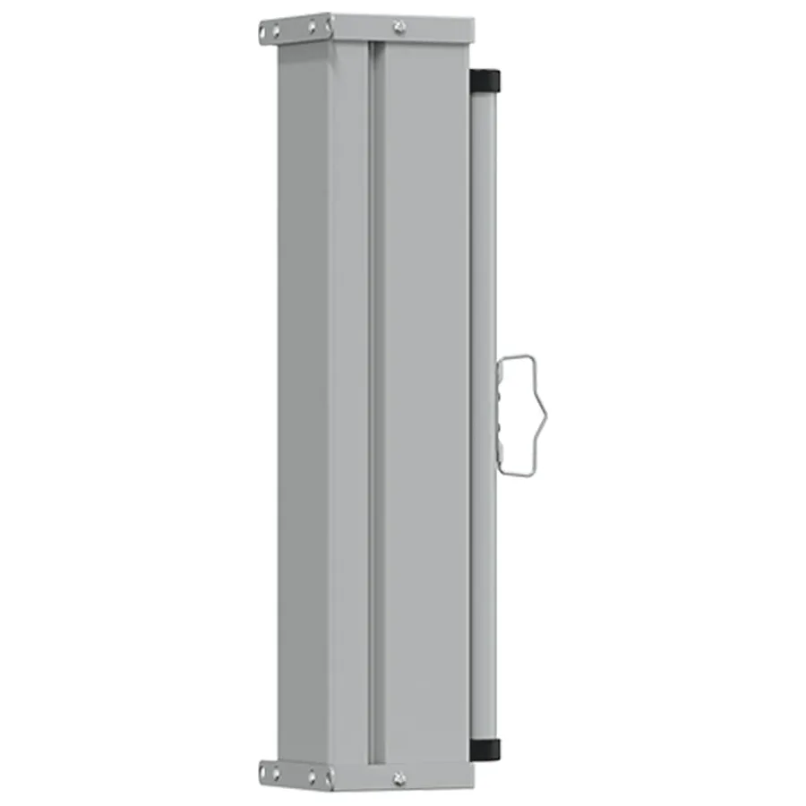 Auvent latéral rétractable de patio 60x300 cm Marron - 5