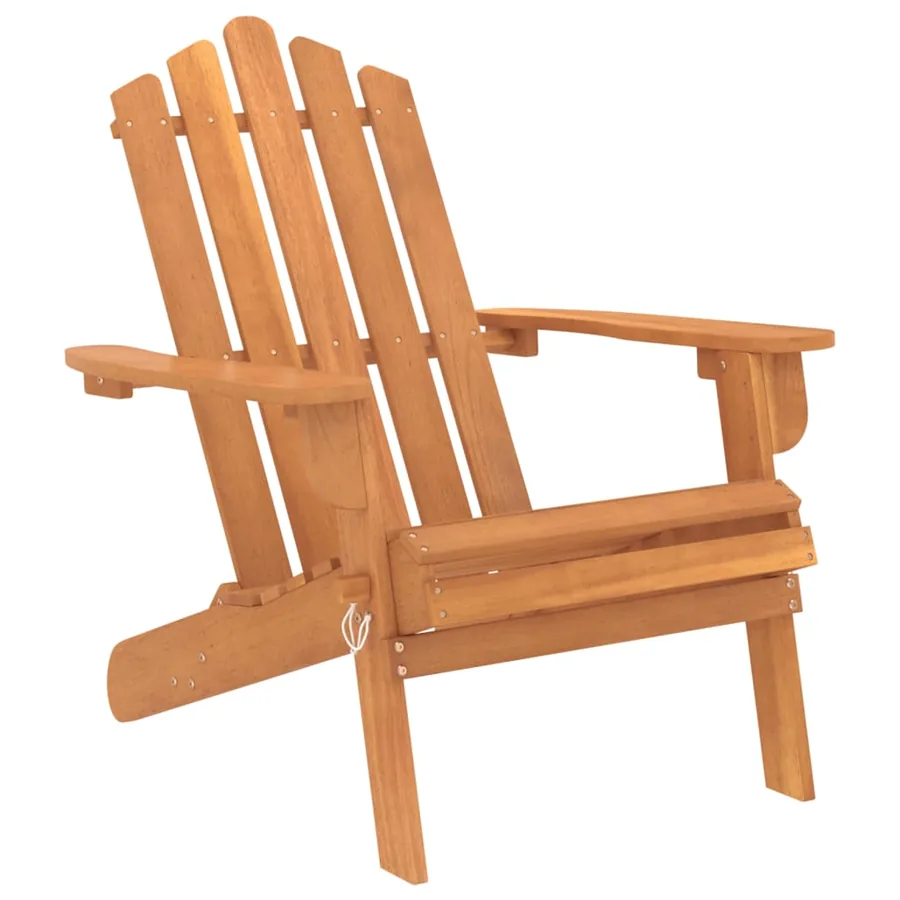 Ensemble de salon de jardin Adirondack 4 pcs bois acacia solide - 5