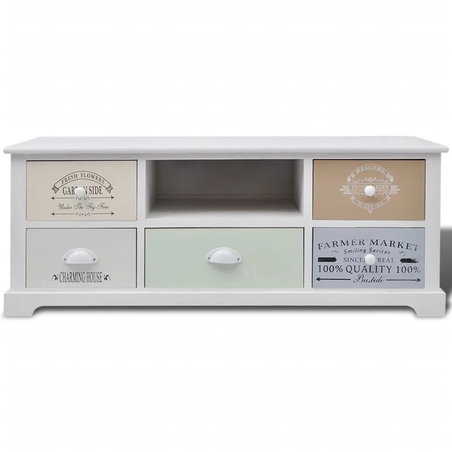 Meuble TV en style français Bois - 3