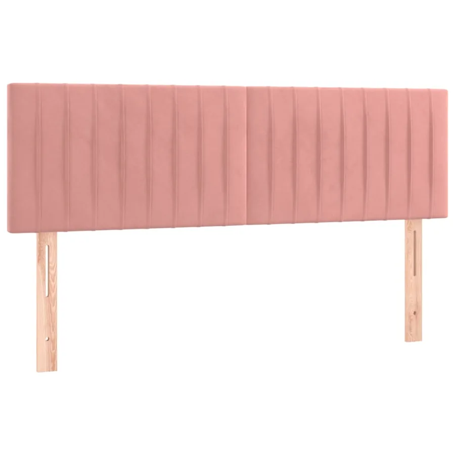Sommier à lattes de lit avec matelas et LED Rose 140x200 cm - 7