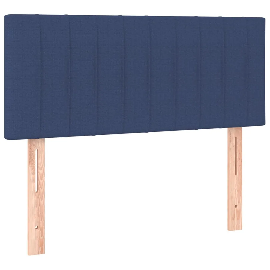 Sommier à lattes de lit avec matelas Bleu 80x200 cm Tissu - 6