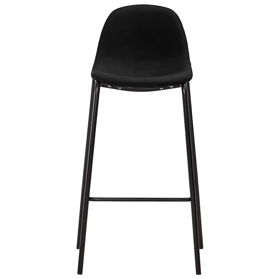 Ensemble de bar 3 pcs Tissu Noir - 3