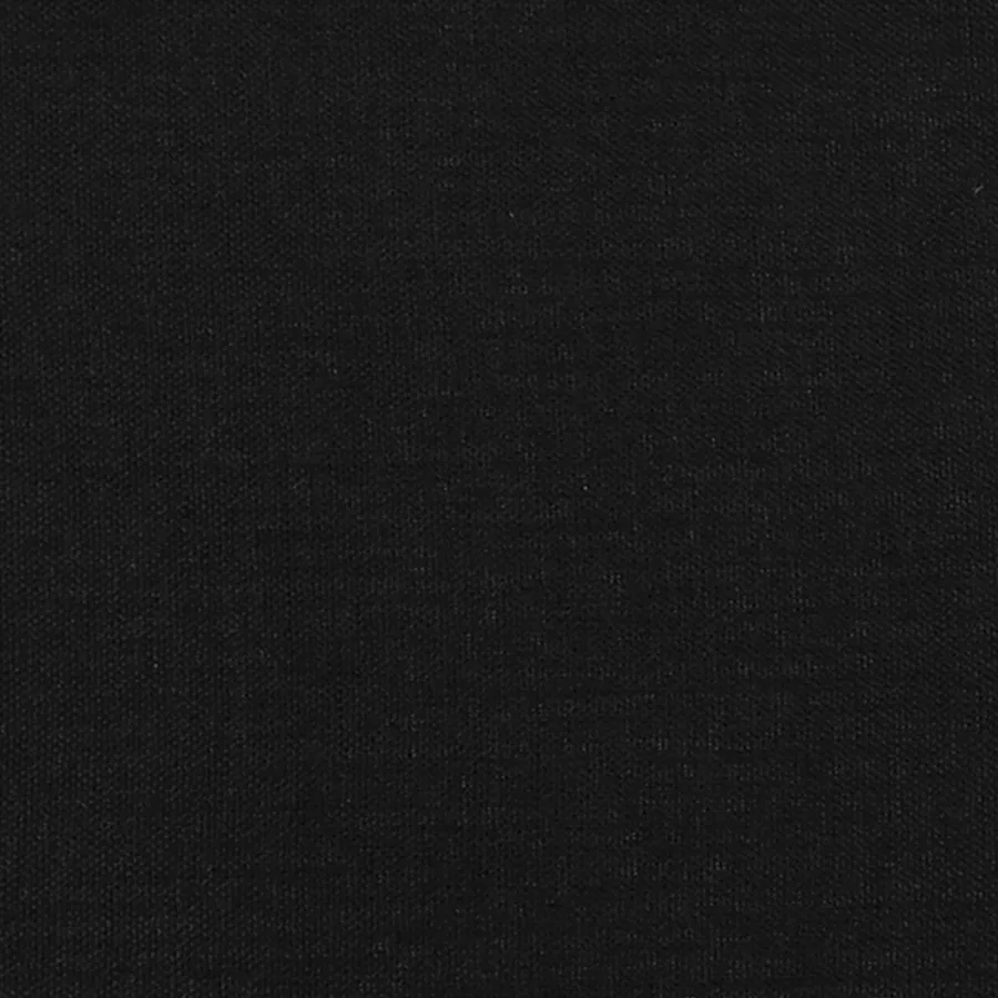 Cadre de lit sans matelas noir 140x190 cm tissu - 11