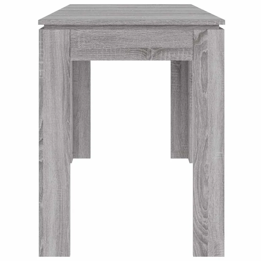 Table à dîner sonoma gris 120x60x76 cm bois d'ingénierie - 5