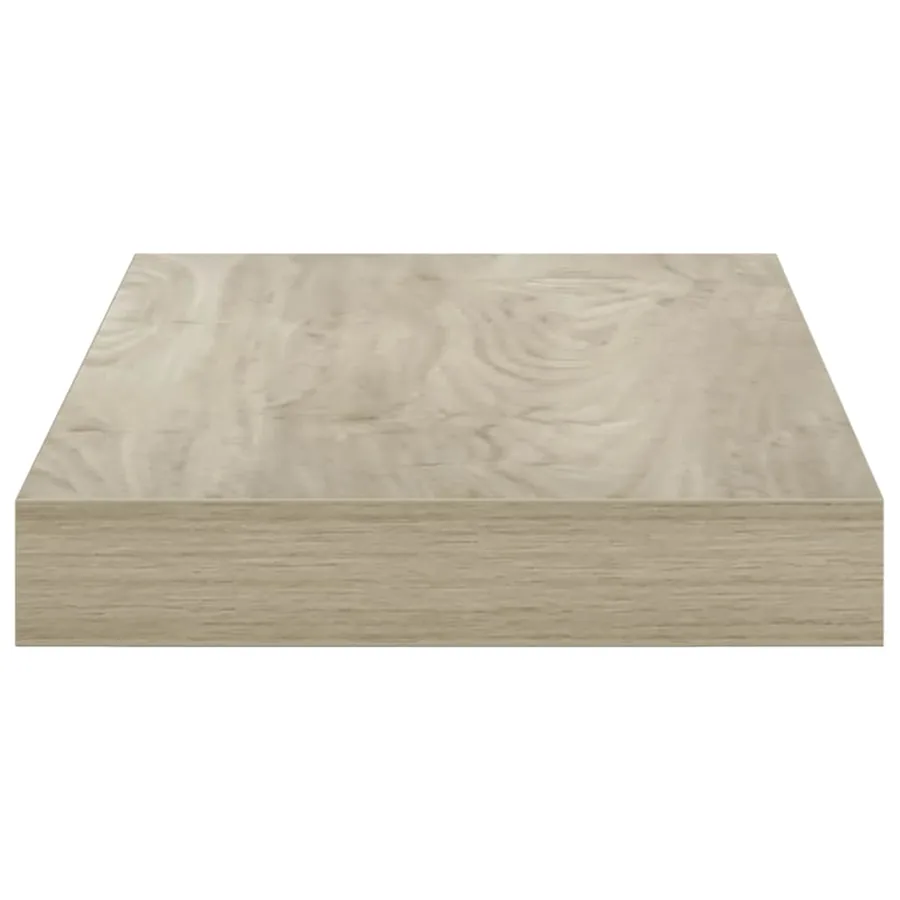 Étagère murale flottante chêne 40x23,5x3,8 cm MDF - 7