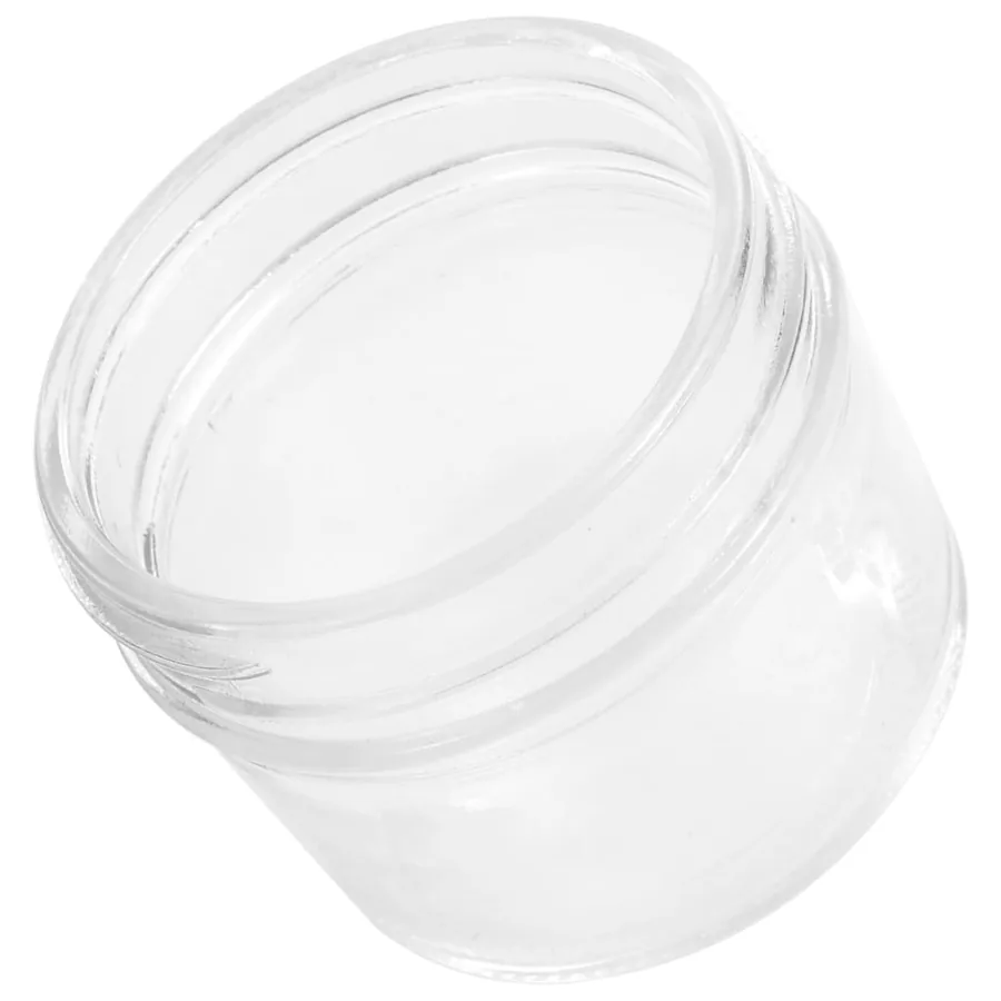 24 pcs Pots à confiture avec couvercles dorés Verre 110 ml - 6