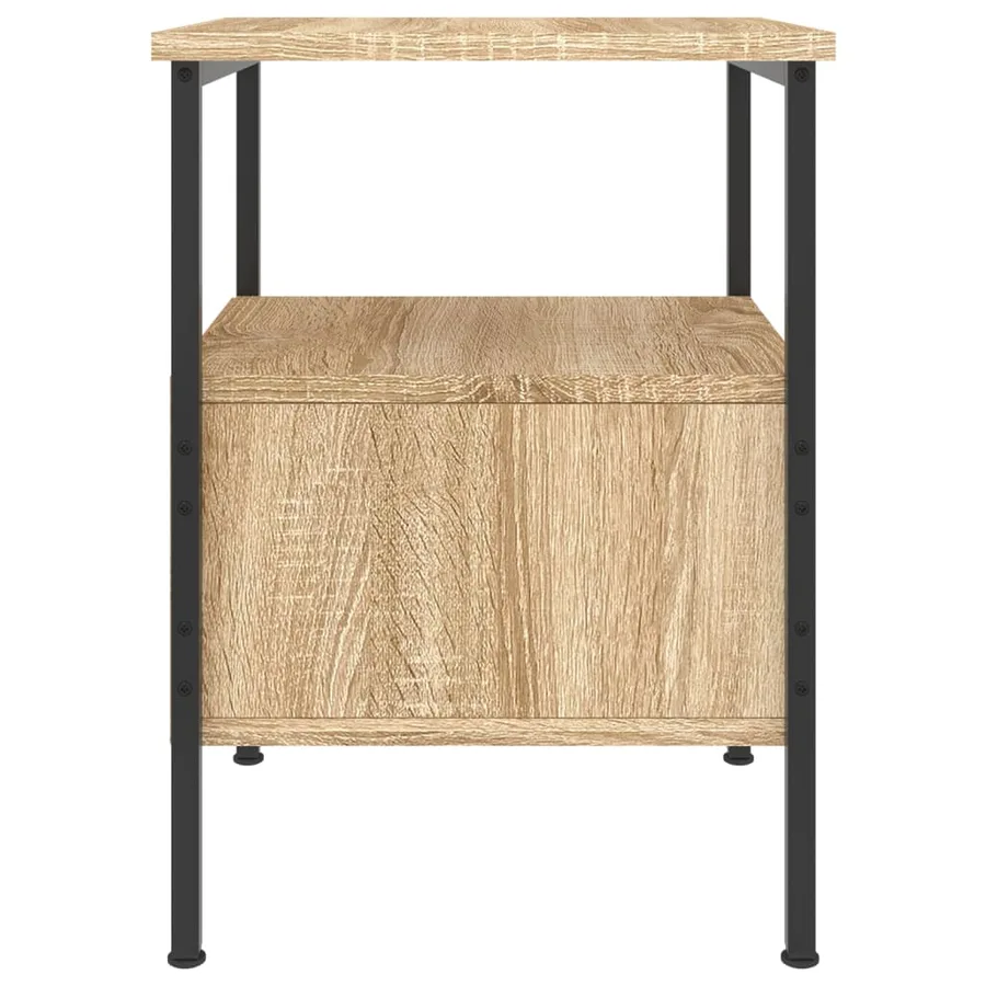 Tables de chevet 2 pcs chêne sonoma 34x36x50 cm bois ingénierie - 7