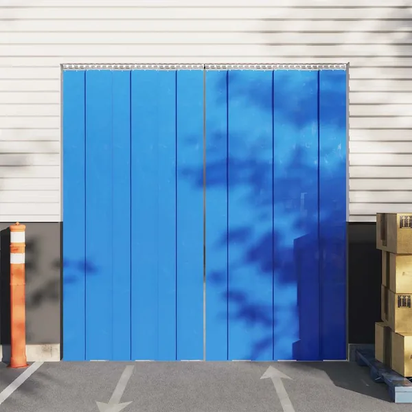 Rideau de porte bleu 200 mmx1,6 mm 50 m PVC
