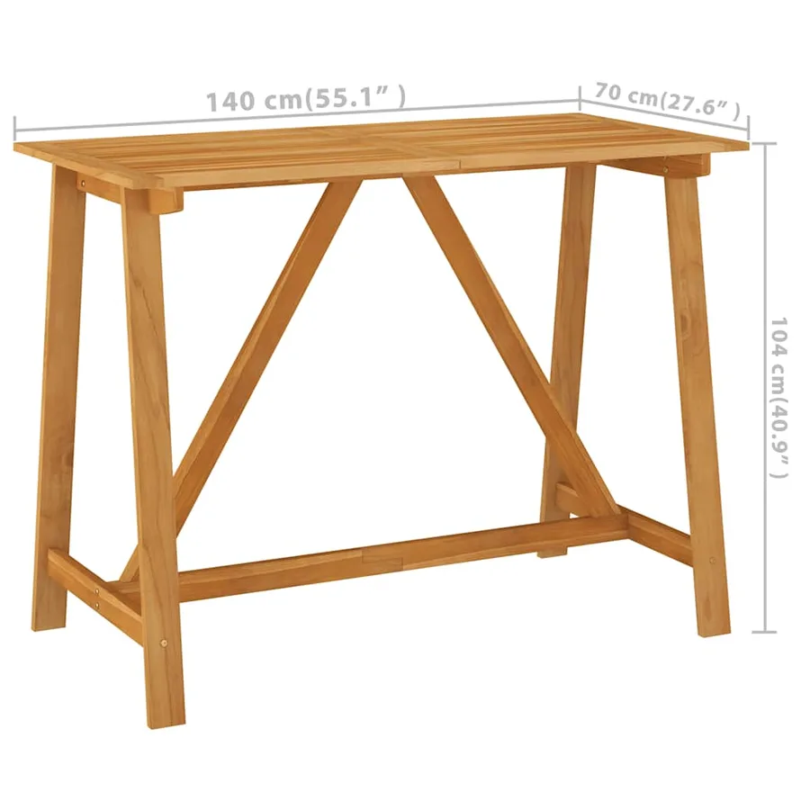 Ensemble de bar de jardin 5 pcs Gris - 12