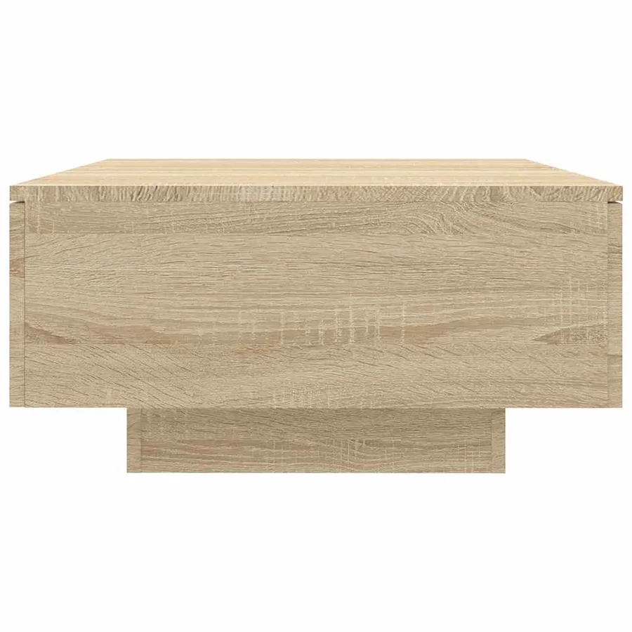 Table basse chêne sonoma 90x60x31 cm bois d'ingénierie - 6
