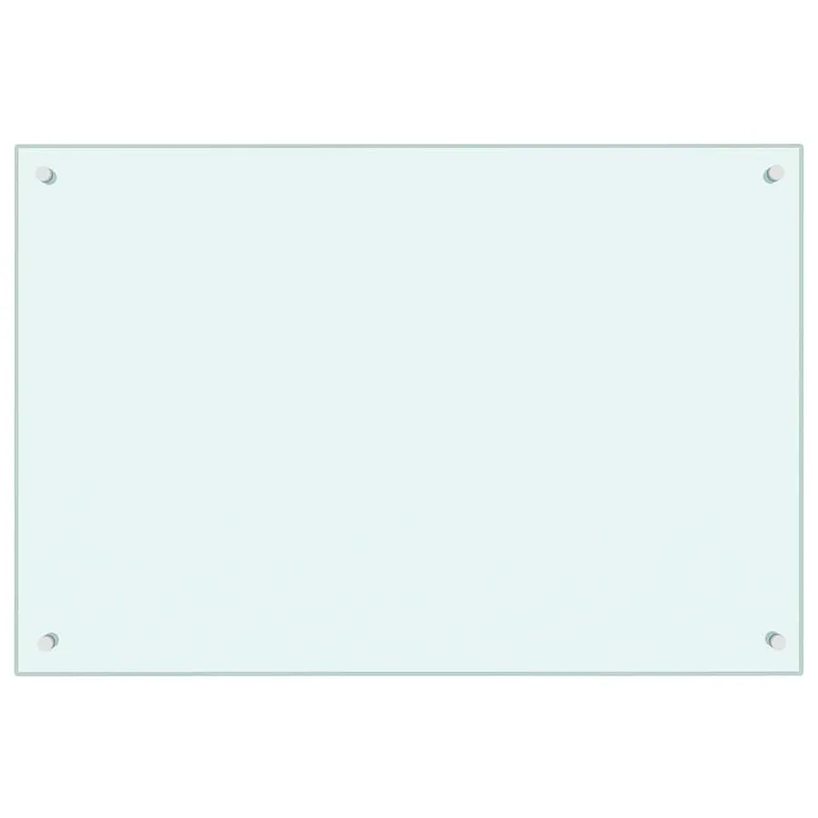 Dosseret de cuisine couleur Lait 90x60 cm Verre trempé - 2