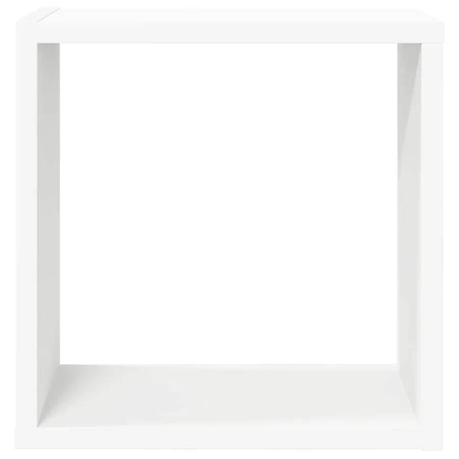 Étagères cube murales 6 pcs blanc 30x15x30 cm - 6