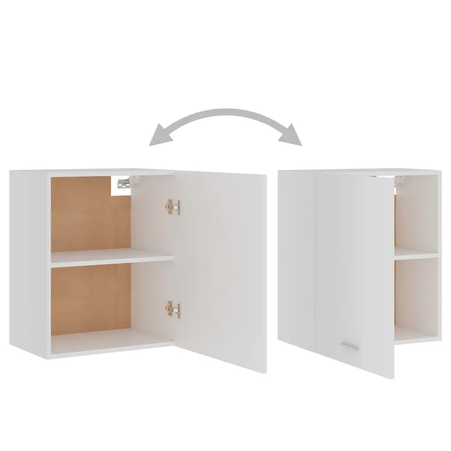 Armoire suspendue "Lyon" Blanc 50 x 31 x 60 cm Bois d'ingénierie - 5